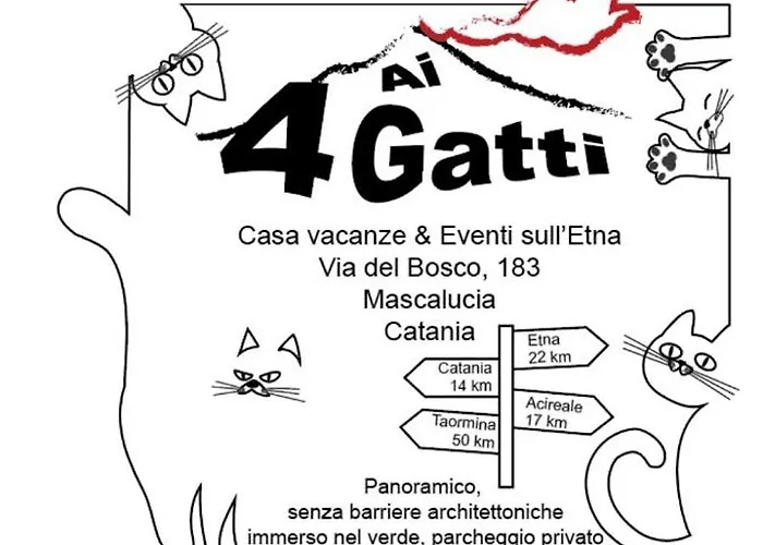 Appartement Ai 4 Gatti Mascalucia